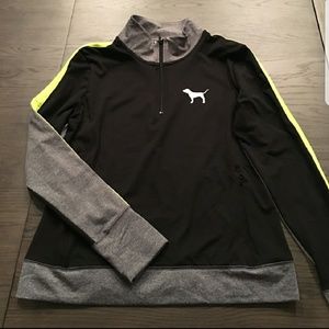 Pink Victoria's Secret Half Zip - HTF! Large